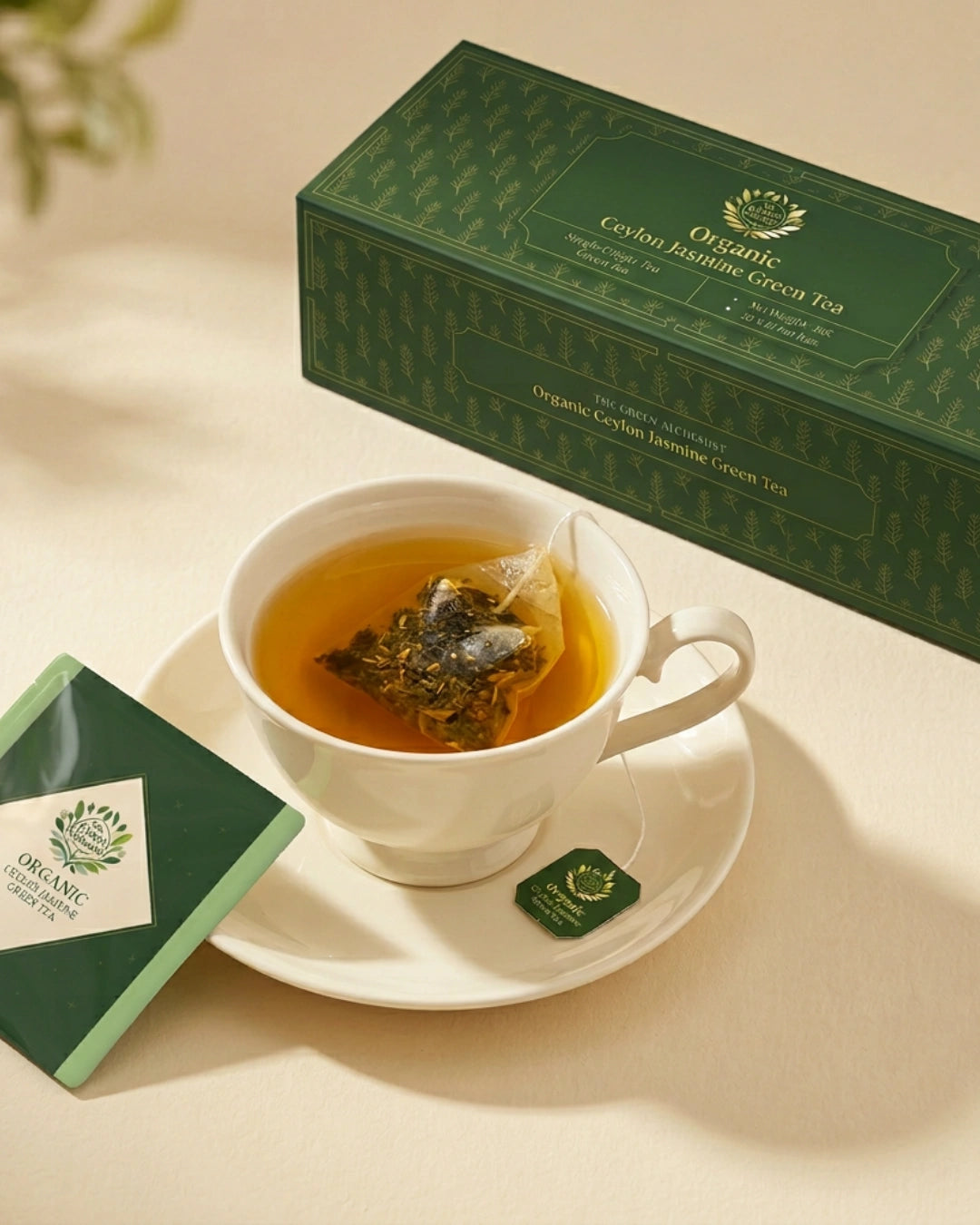 Organic Ceylon Jasmine Green Tea