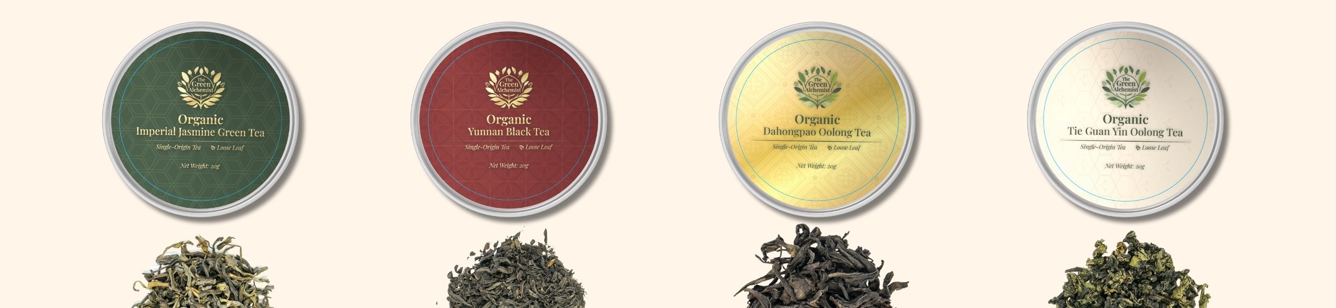 Black Tea
Oolong Tea
Organic Tea
Loose Tea
Loose Leaf
Five blessings of harmony collection
CNY gift
Luxury gift set
Lunar New Year Gift
The Green Alchemist
Tea Tins